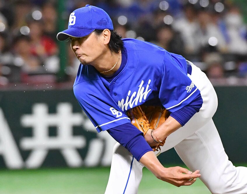 復活の兆しを見せている中日・涌井、ストレートの威力は健在だ(写真提供・日刊スポーツ)