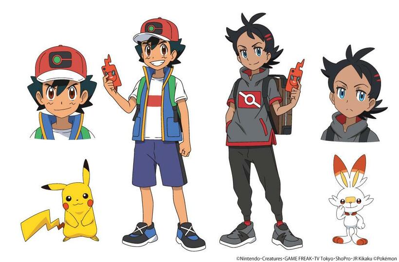 新しいＴＶアニメシリーズはサトシ（左）とゴウの初めてのダブル主人公　(c)Nintendo・Creatures・GAME FREAK・TV Tokyo・ShoPro・JR Kikaku　(c) Pokemon