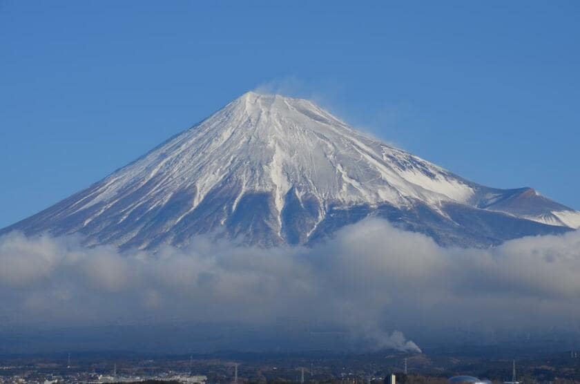 噴火が危惧されている富士山