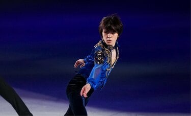 宇野昌磨、平昌五輪フリー『トゥーランドット』を蘇らせるコラボを披露　プロとして臨んだ「THE ICE2024」