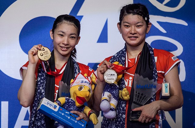 ロンドン五輪後に急成長し、一気にリオの金メダル候補となった松友美佐紀（左）と高橋礼華（写真:Getty Images）