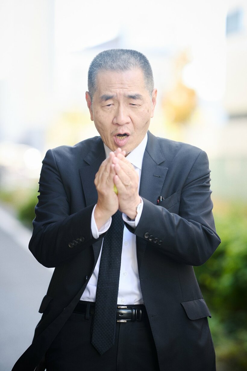緒方健二氏（撮影・写真映像部／佐藤創紀）