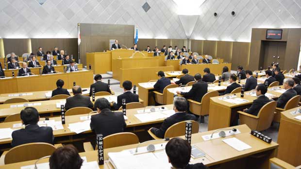 政務活動費の不正が問題となった富山市議会（ｃ）朝日新聞社