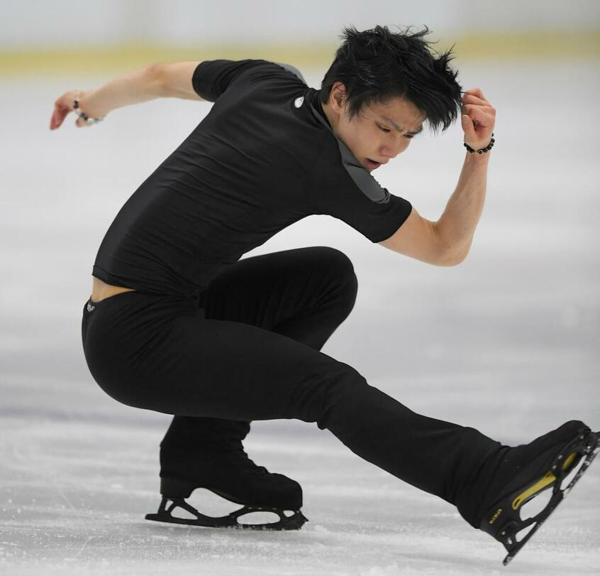 練習を公開した羽生結弦さん