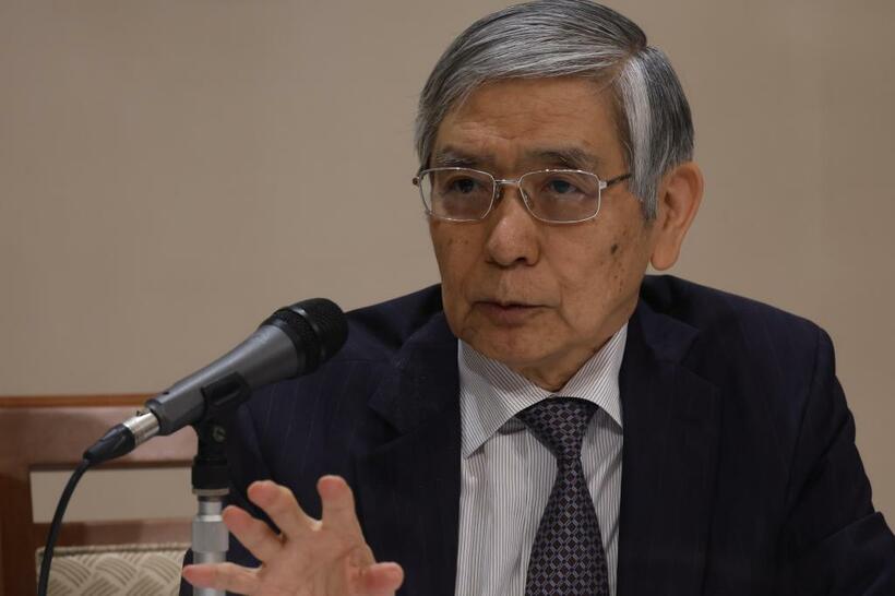 日銀の黒田東彦総裁