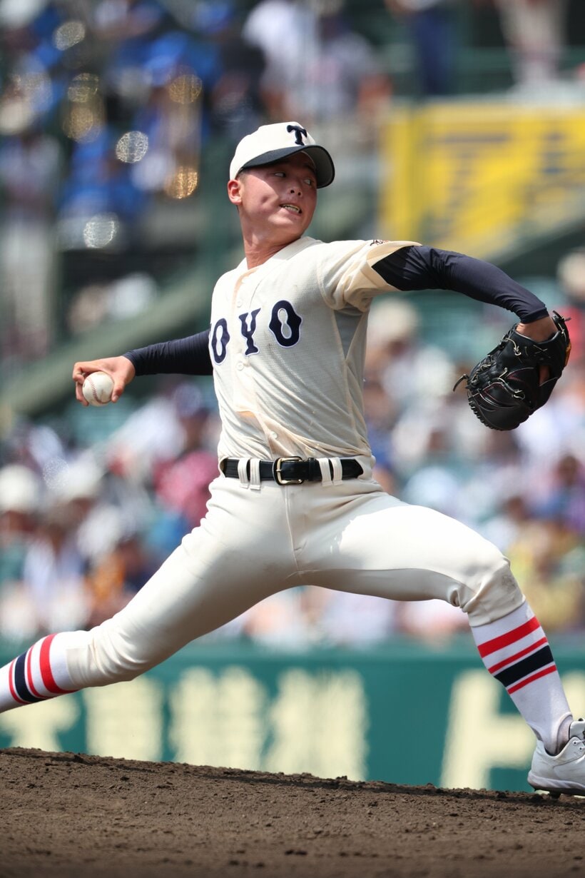 東洋大姫路（3年）／投手　木下鷹大（撮影：写真映像部・松永卓也）