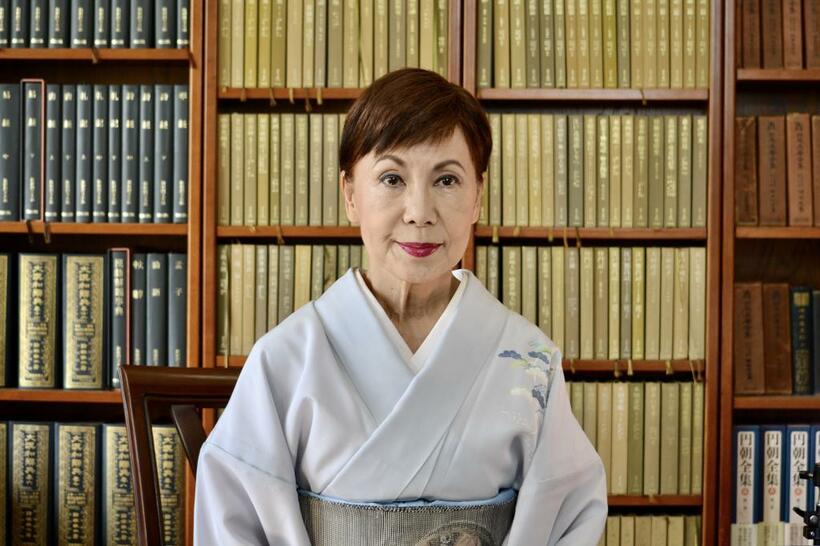 法政大学前総長・田中優子さん（たなか・ゆうこ）／1952年生まれ。法政大学名誉教授。専門は江戸時代の文学・生活文化、アジア比較文化。著書に『遊廓と日本人』など（photo　本人提供）