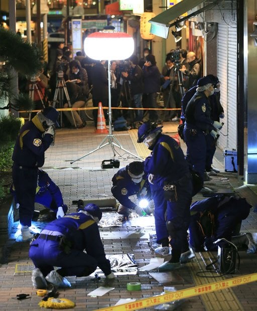 湯浅さんが殺害された千葉県市川市の現場。加害者が待ち伏せをしていたという情報もある　（c）朝日新聞社
