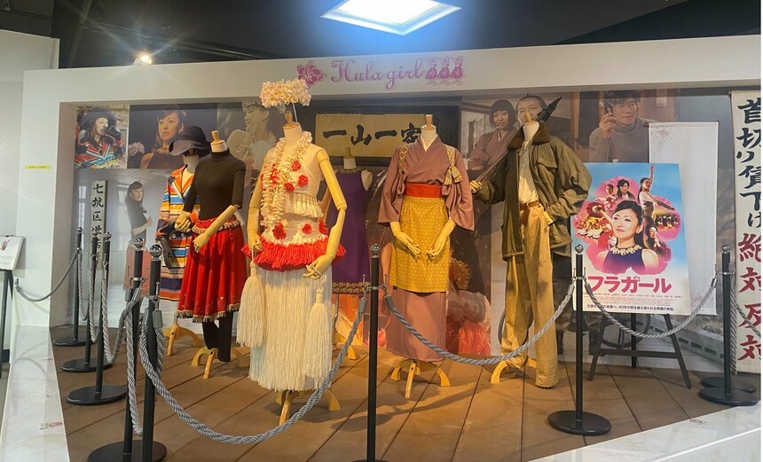 映画ファンにはたまらない、衣装展示も！