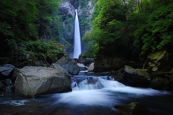 四季折々、神秘的な美しさで人々を魅了する「根尾の滝」
