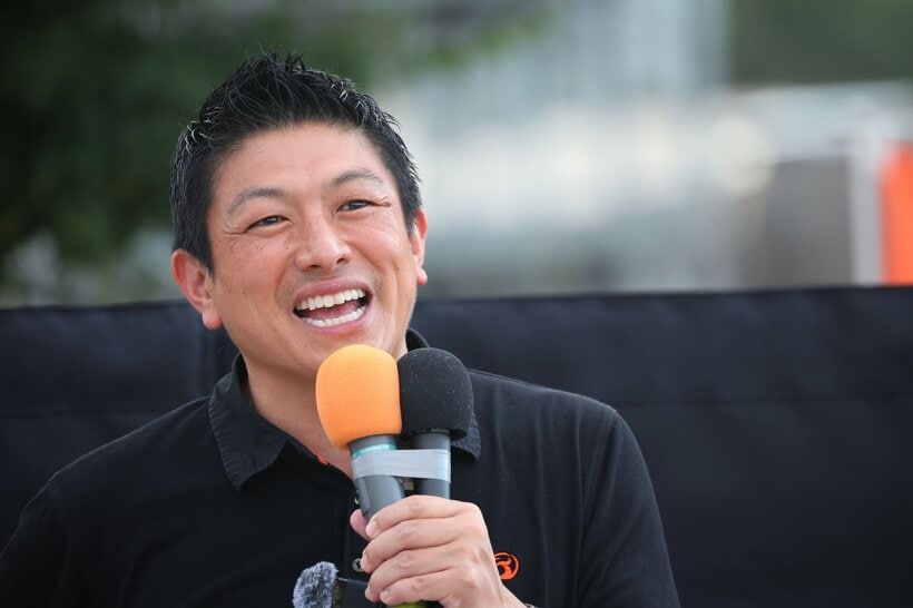 神谷代表（撮影：写真映像部・松永卓也）