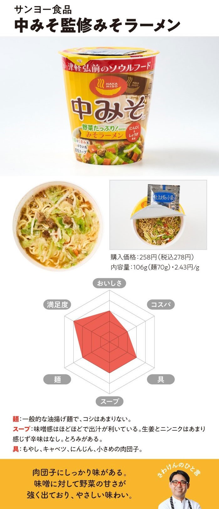 中みそ監修みそラーメン