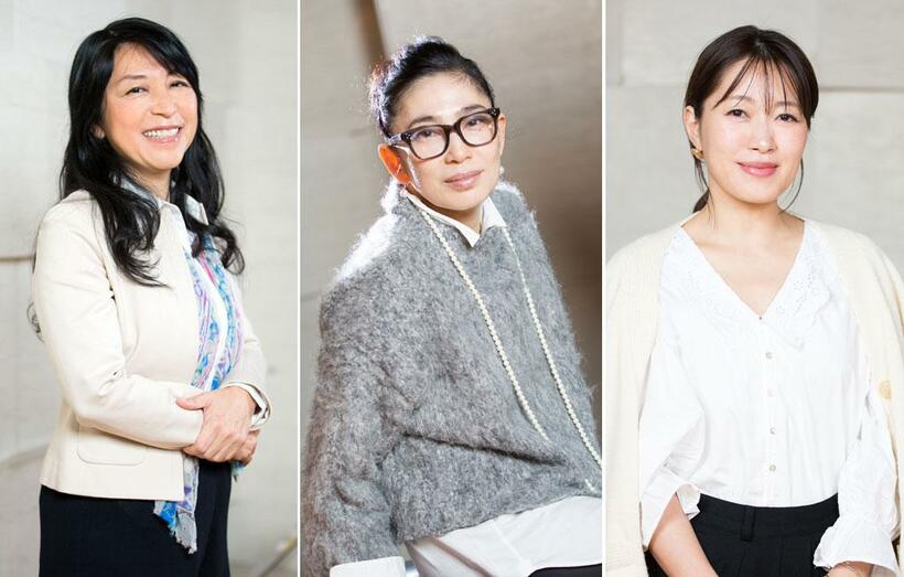 左から、小野リサ、大西順子、坂本美雨　（撮影／写真部・張溢文）