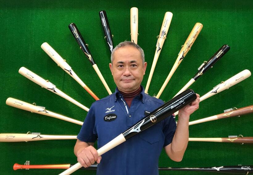 ミズノのバットクラフトマン・名和民夫氏