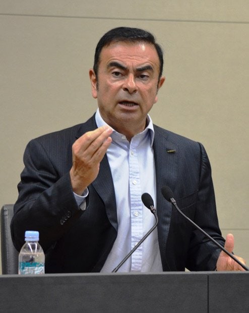 日産のゴーン社長は６年連続上位　（ｃ）朝日新聞社　＠＠写禁