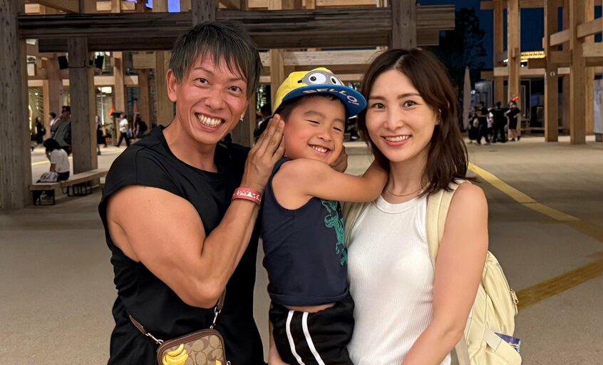 事実婚を解消したはあちゅうさんとしみけんさん。現在も息子を含めた家族3人で過ごす時間を作っている(photo はあちゅうさん提供)