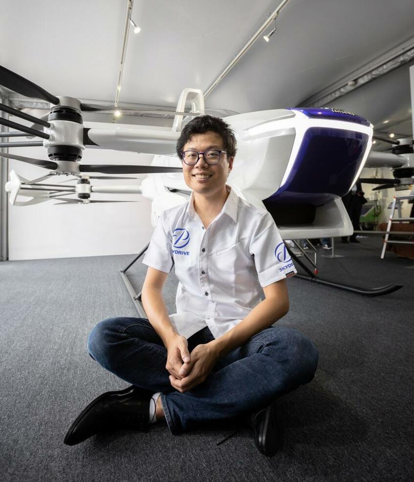 クルマでドライブするように空を自由に翔けたい。そんな夢のカタチがあと一歩に迫った(写真=山本友来)