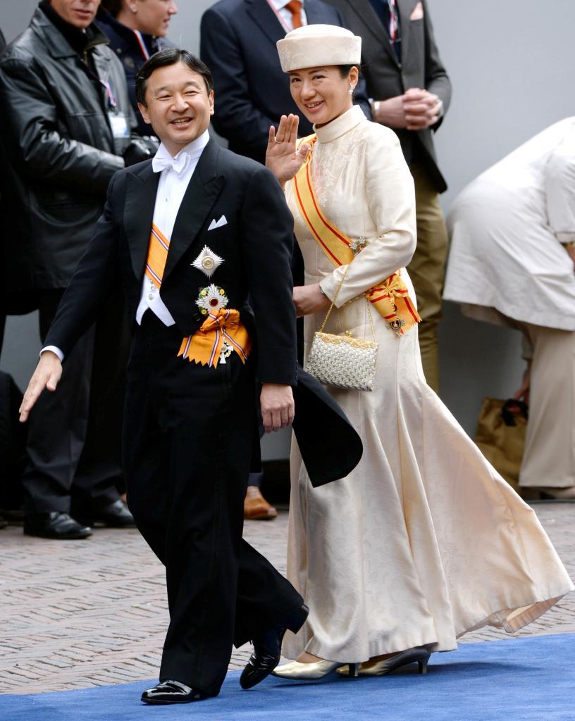オランダ国王の即位式に臨む雅子さま＝2013年4月、オランダ・アムステルダム