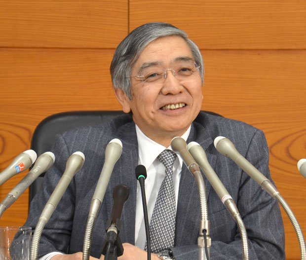 日銀の黒田東彦総裁　（ｃ）朝日新聞社