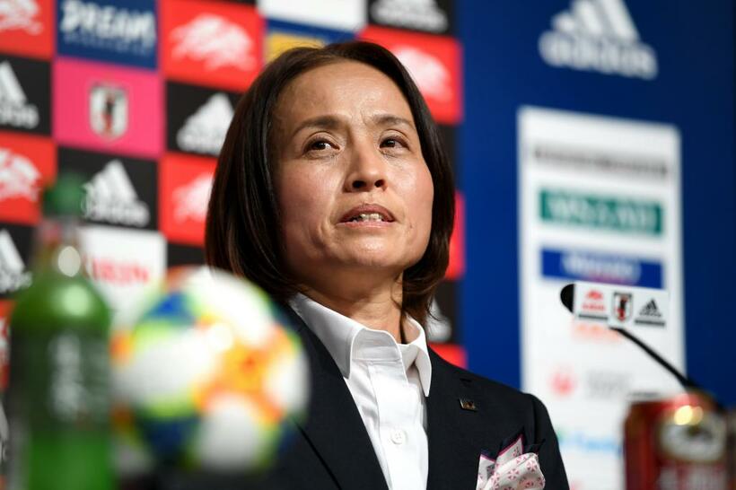 女子サッカー日本代表の高倉麻子監督　（ｃ）朝日新聞社