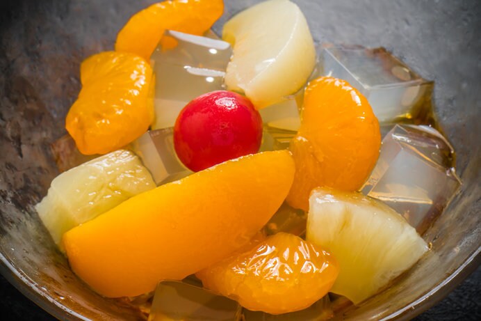 缶詰のフルーツも、夏デザートを作る際に重宝しますよ！