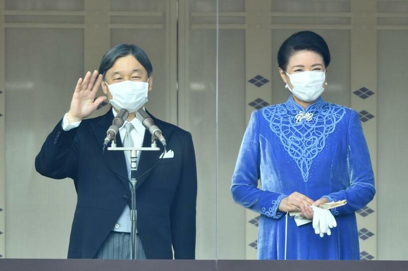 天皇誕生日の一般参賀（撮影・写真映像部　東川哲也）