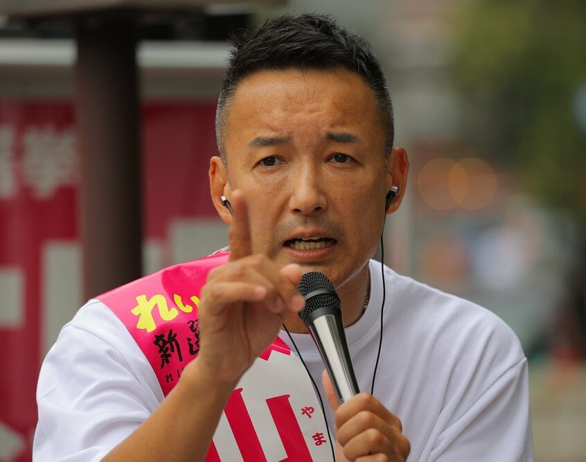 山本太郎率いるれいわ新選組は結党直後の2019年参院選で政党要件を満たす。今回は9議席を得た