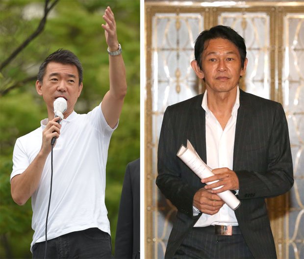橋下氏（左）は新たな国政政党を発足させ、１２月の市長任期満了で引退するというが…。民主党などとの新党はできなければ窮地に立たされる松野氏（右）　（ｃ）朝日新聞社　＠＠写禁