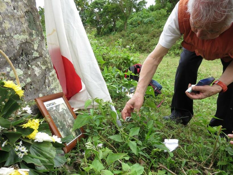 最後にレイテ島に上陸し、消息が最も謎に包まれている第６８旅団の遺族。何度も現地を踏査し、遺骨収集の困難さを知るほど、慰霊巡拝に軸足を移す人も多い（撮影／編集部・大平誠）