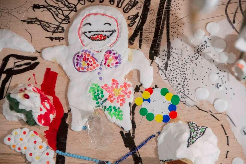 初の個展「スーパー劣等生」から（本人提供）