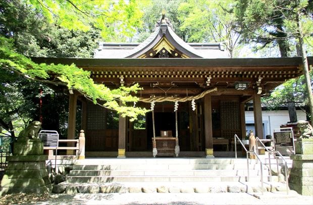 阿蘇神社（東京羽村市）の拝殿