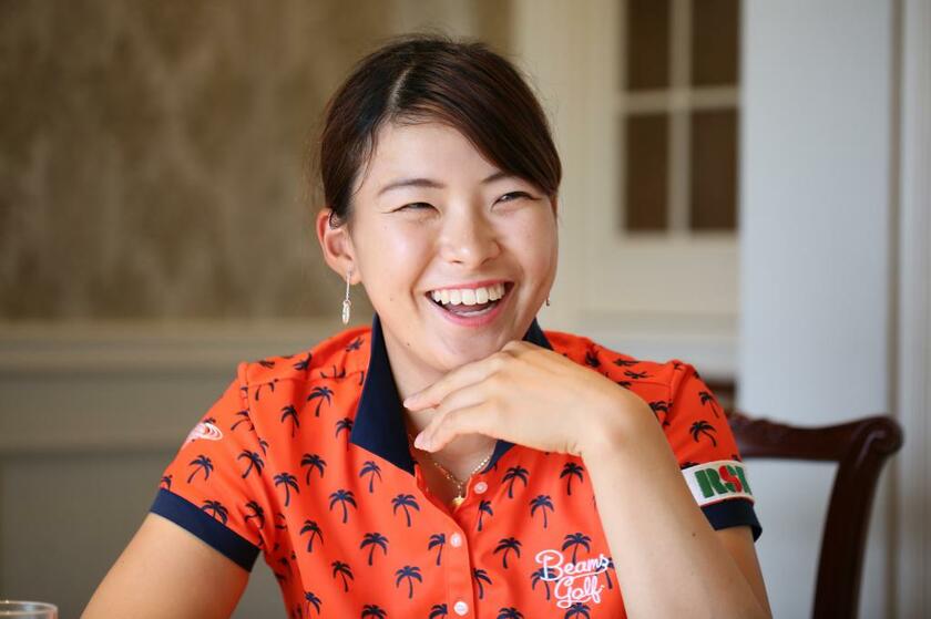AIG全英女子オープンで優勝した渋野日向子(ｃ)朝日新聞社