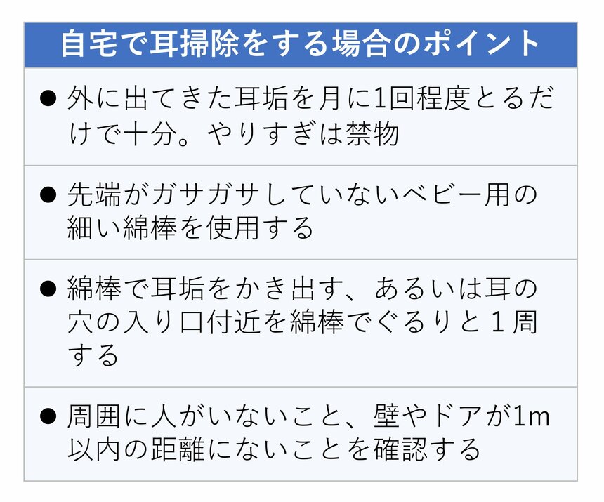 耳掃除のポイントも確認しておこう！