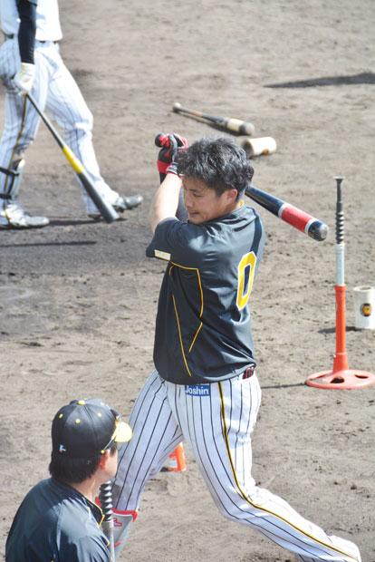 ドラフト3位のルーキー・木浪聖也 (c)朝日新聞社