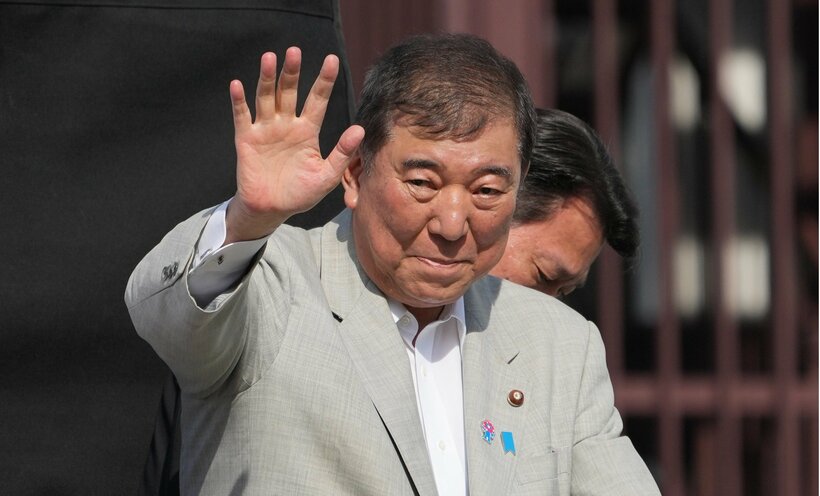 都議選の応援をする石破首相
