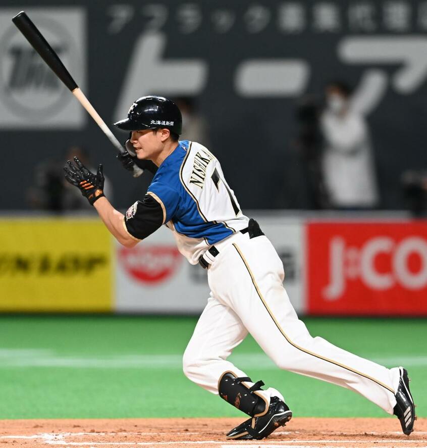 日本ハムを自由契約になった西川遥輝