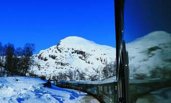 森林限界を越えて走る ノルウェー「フロム鉄道1852列車」