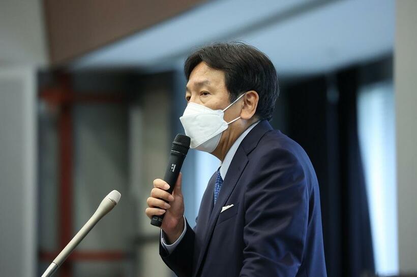 枝野幸男氏（ｃ）朝日新聞社