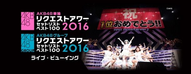 【AKB48リクエストアワー】ライブビューイング実施決定