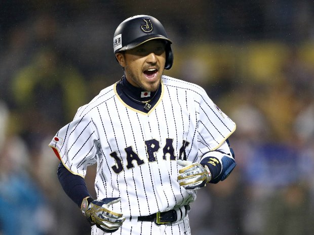 WBC準決勝で起死回生の同点本塁打を打った菊池涼介（写真：Getty Images）