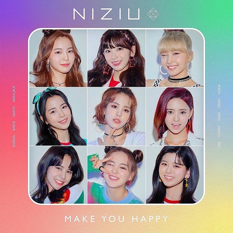 【ビルボード】NiziU「Make you happy」再生数1,100万回超えでストリーミング首位デビュー　BLACKPINKが5位に浮上