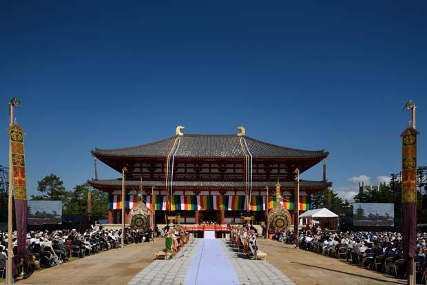 興福寺中金堂が約３００年ぶりに再建された　（写真／今　祥雄）