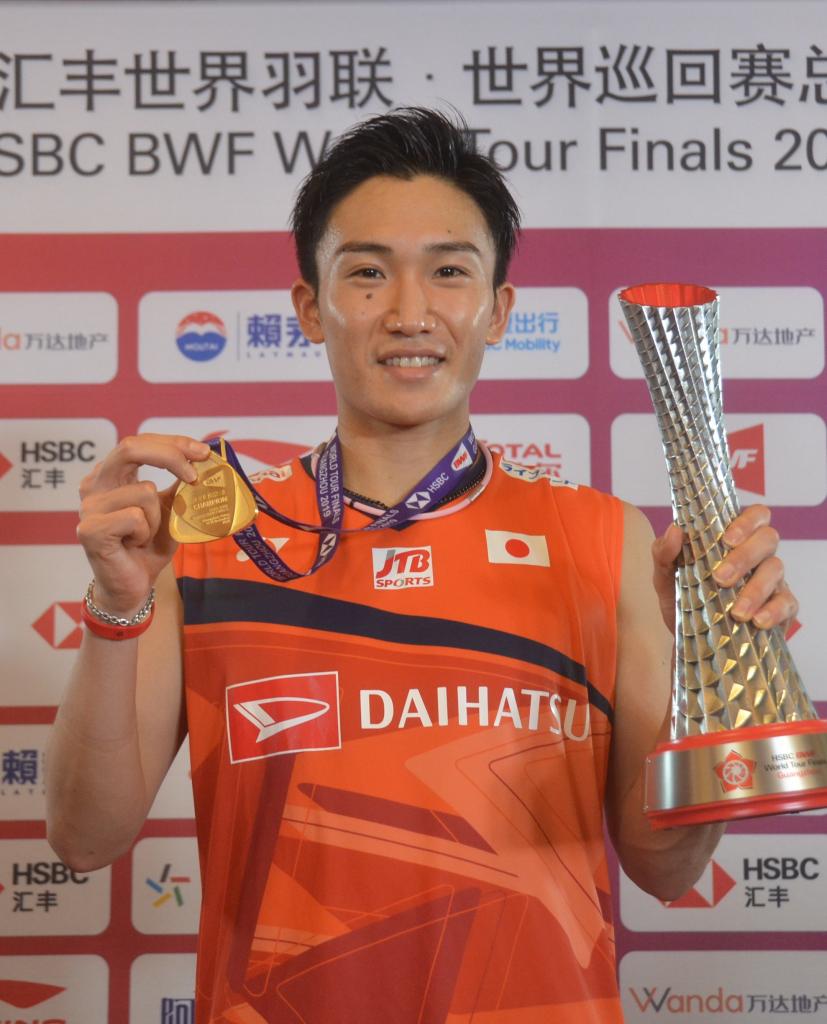 東京五輪金メダル候補のバドミントン選手・桃田賢斗も感染が判明 (c)朝日新聞社