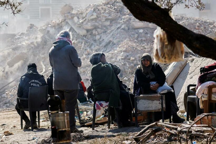 地震で大きな被害を受けたトルコ南部アンタキヤの街。２月１６日（写真／アフロ）
