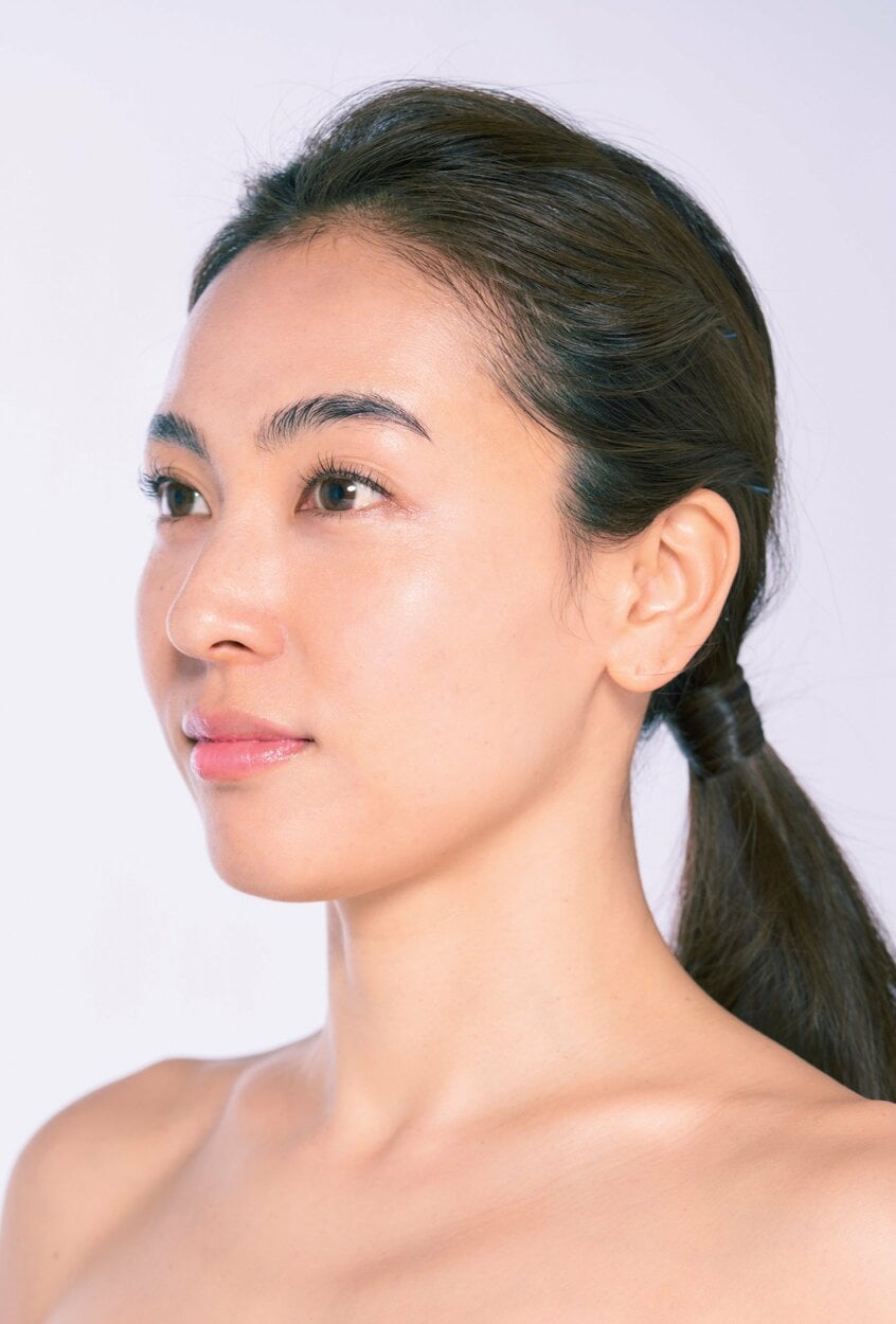 是枝伸子氏自身の例で言うと、顔の下半分を鍛えていればOKだったのは「30代」までだった photo 横山順子