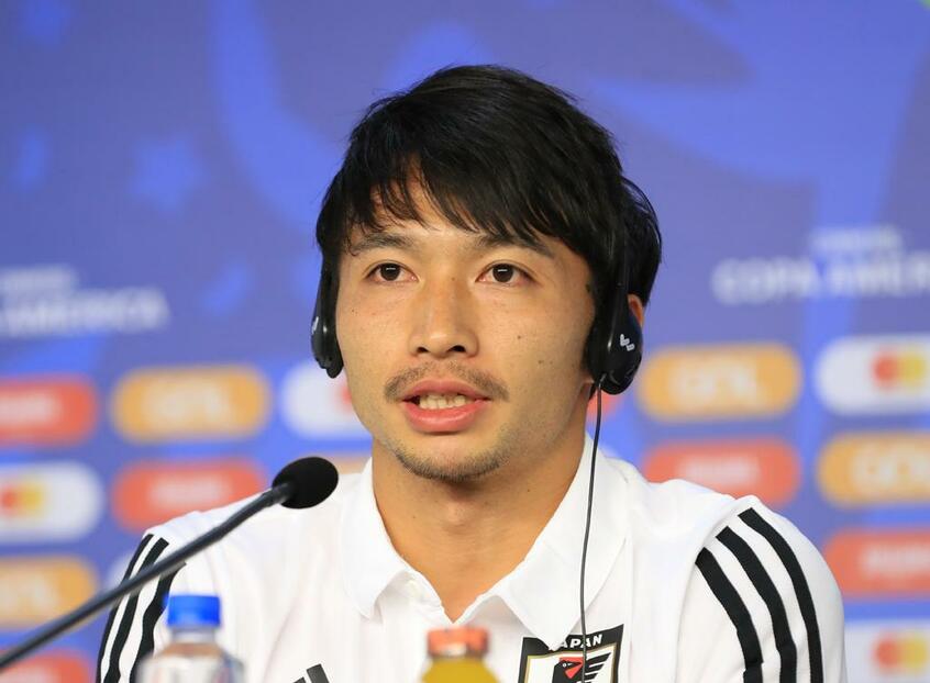 サッカー日本代表の柴崎岳 (c)朝日新聞社