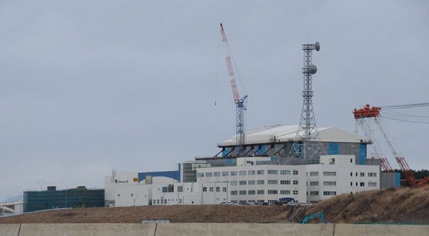 建設中の大間原発　（c）朝日新聞社　＠＠写禁