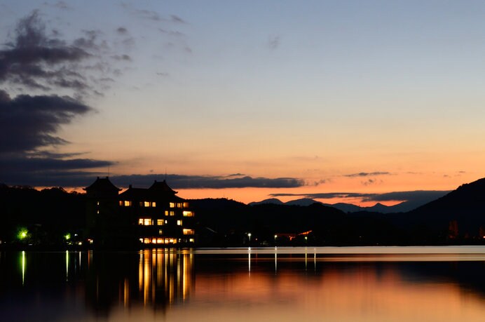 東郷湖の夜景（画像はイメージ）