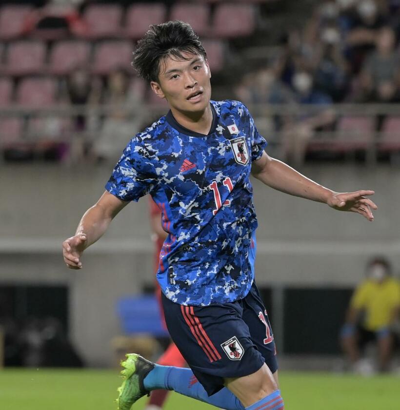E－1サッカー選手権で3得点をマークして存在感を示した町野修斗