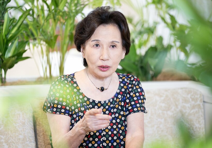 田中真紀子さん（撮影：横関一浩）